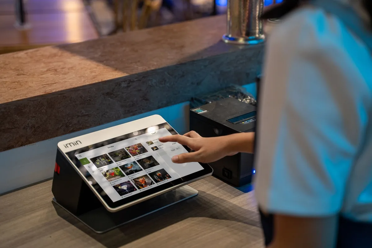 hotel reception automation tablet