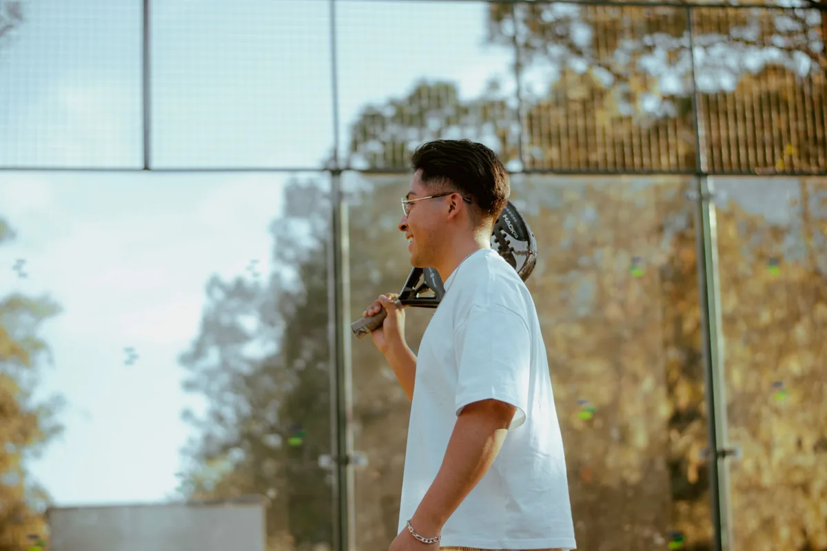 outdoor padel court modern architecture