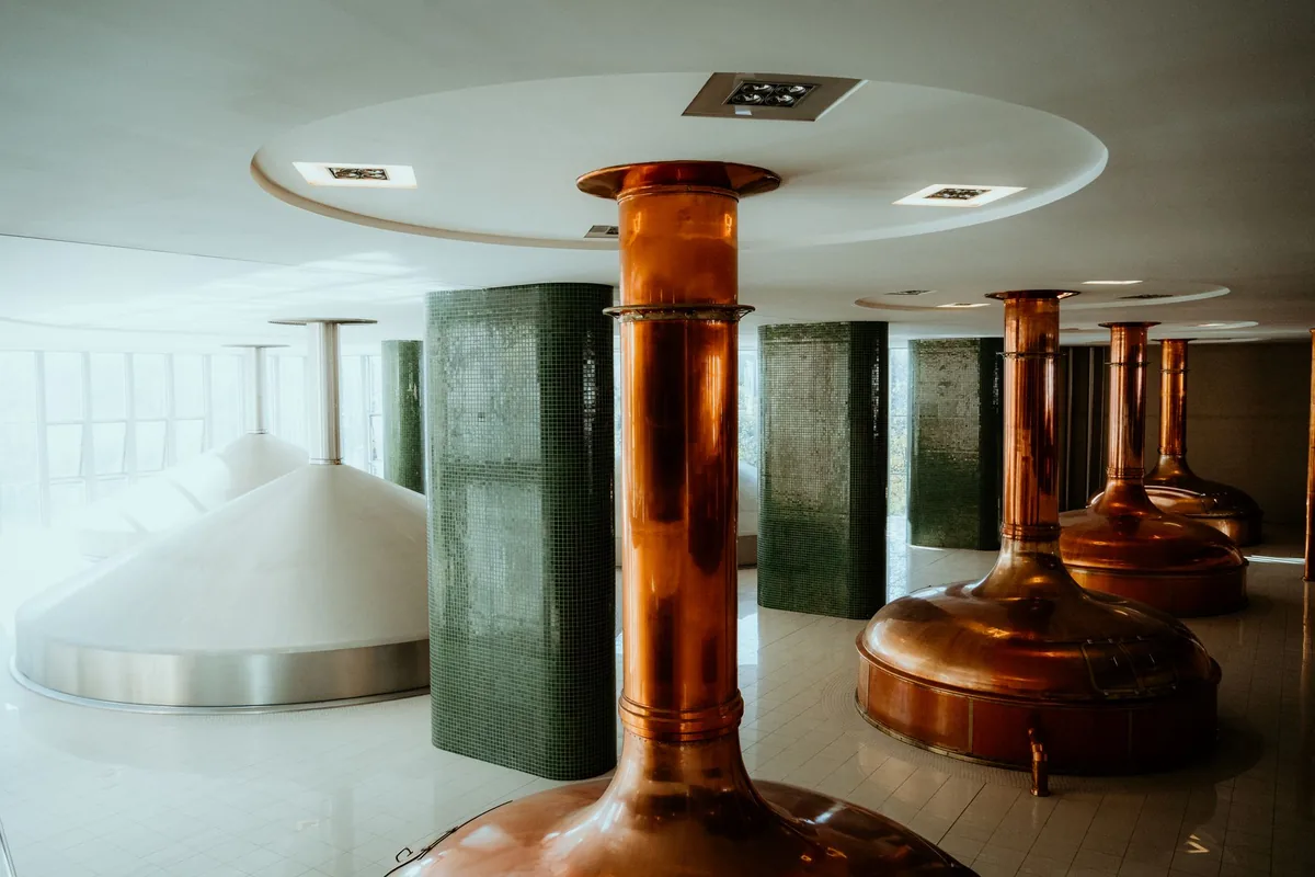 brewery copper kettle hotel lobby