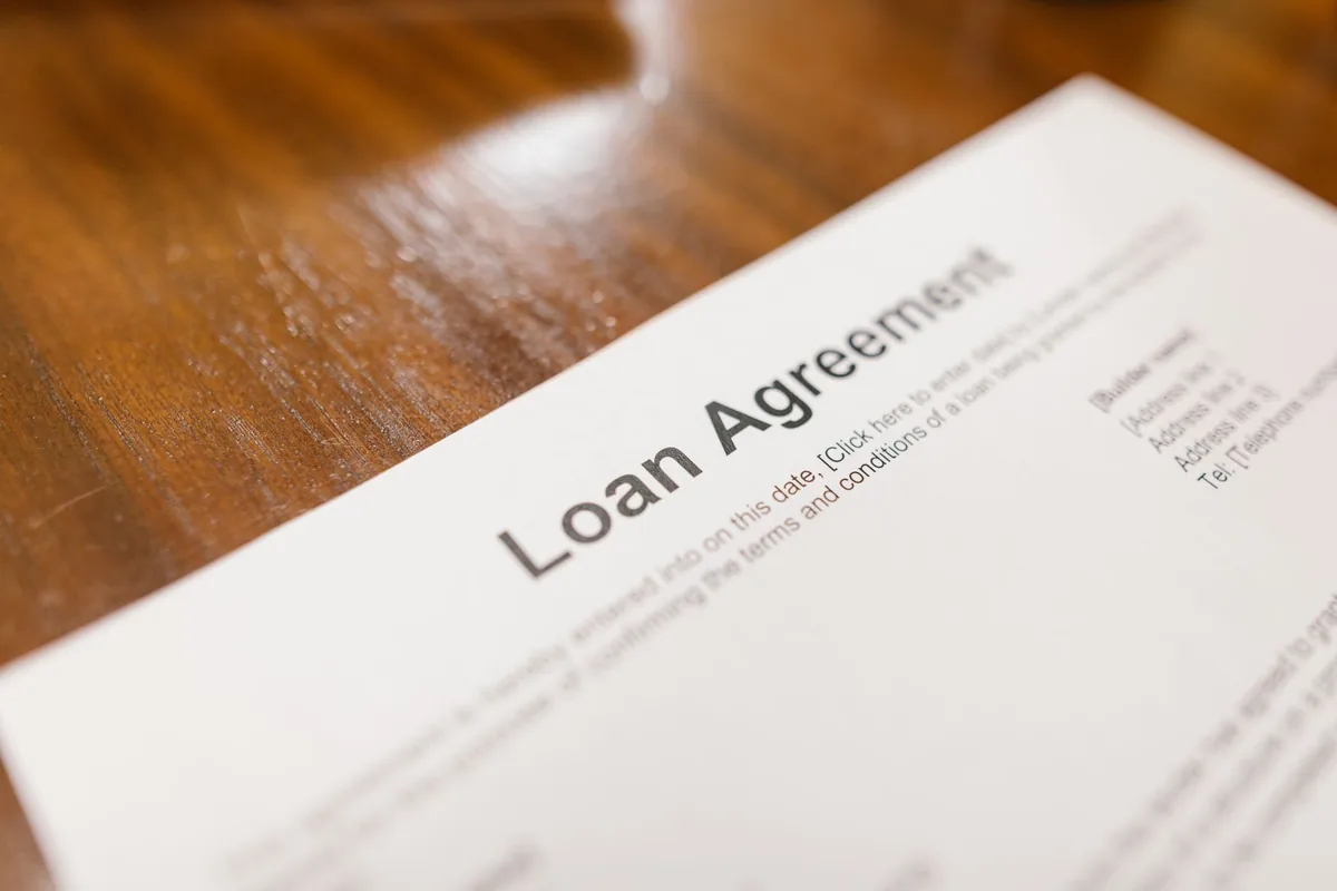 bank loan agreement documents pen
