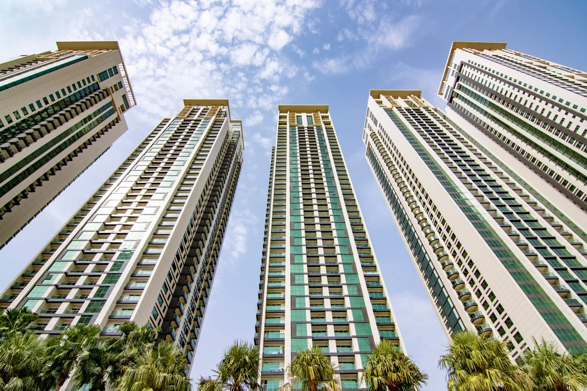 modern high rise tower exterior