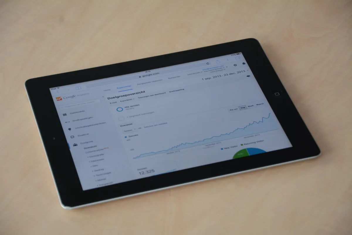 hotel management dashboard tablet display