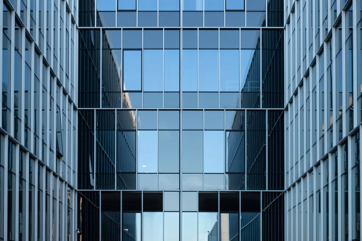 modern commercial office building exterior