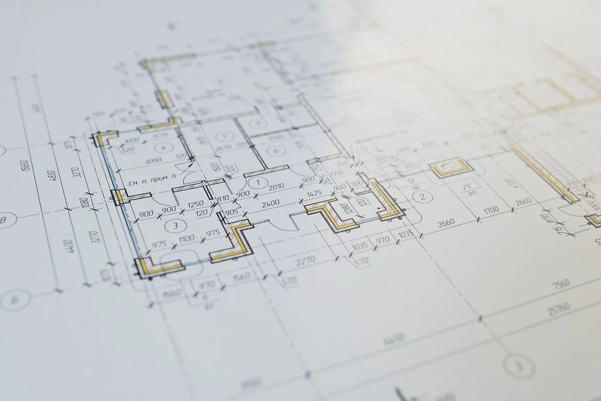 hotel construction architectural blueprints