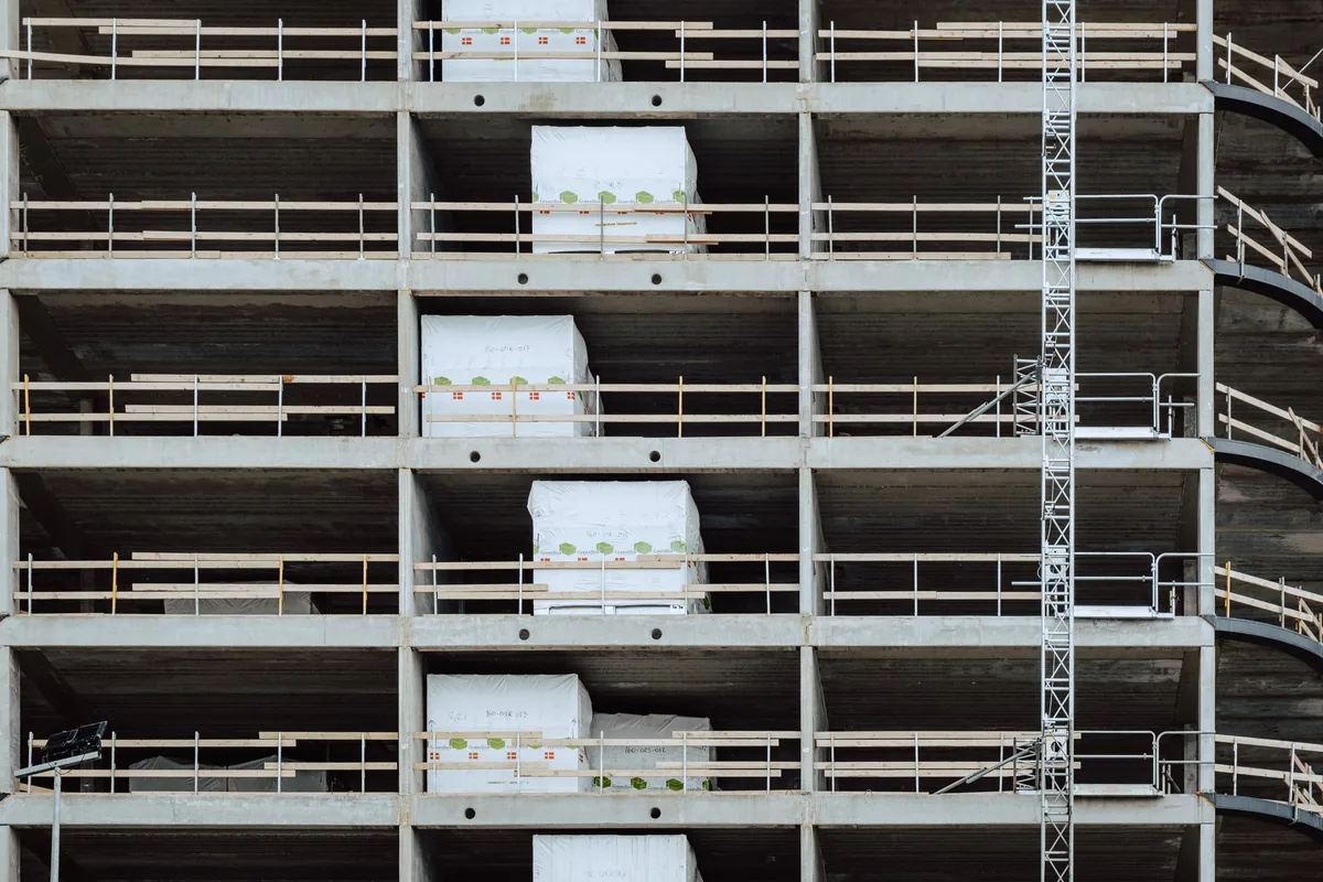 construction site building exterior