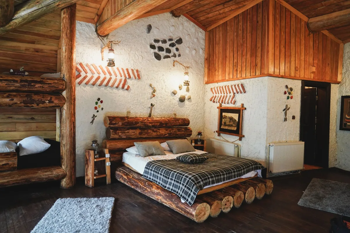 hotel bedroom interior construction