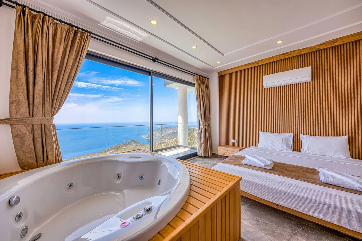 modern hotel suite ocean view