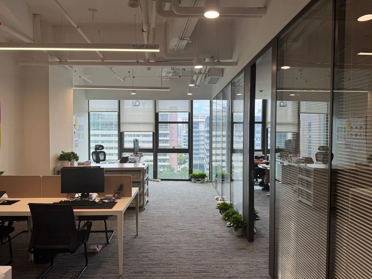 hotel executive modern glass office