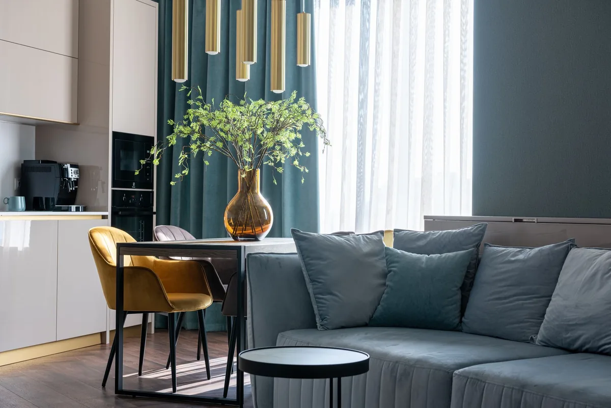 cozy furnished holiday rental apartment interior