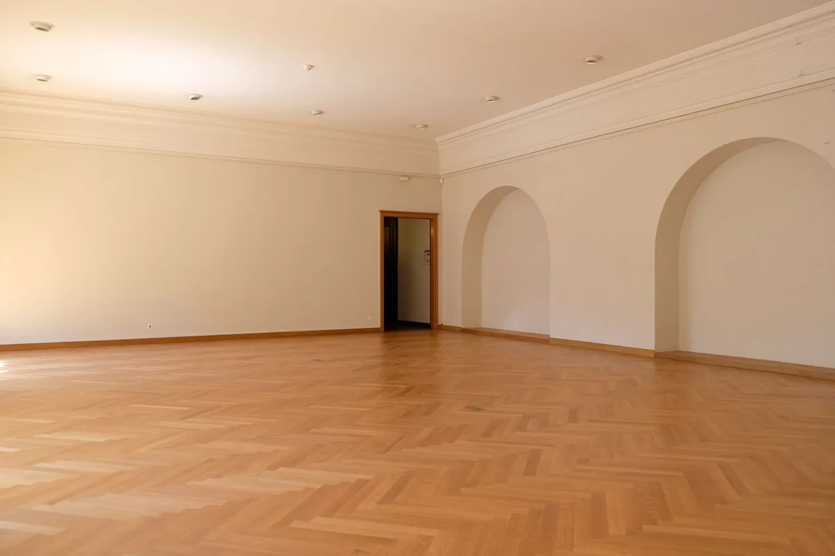 vacant office building interior floor