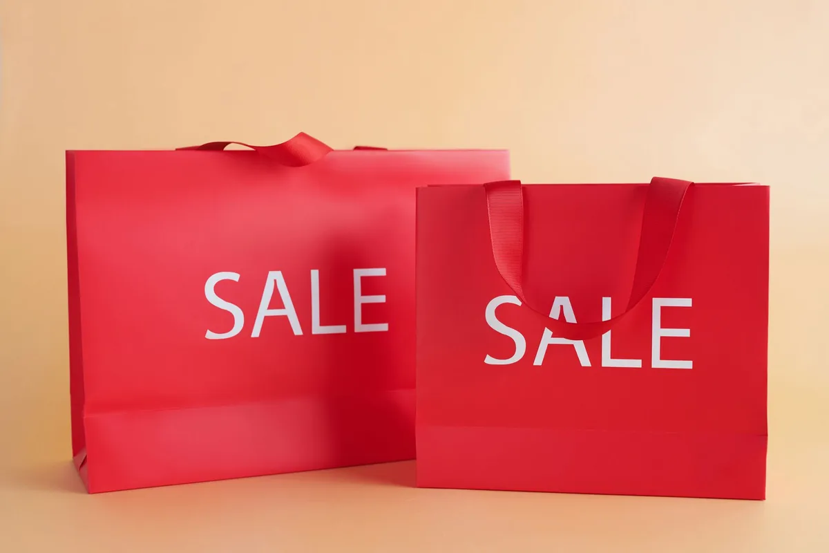 luxury department store shopping bags