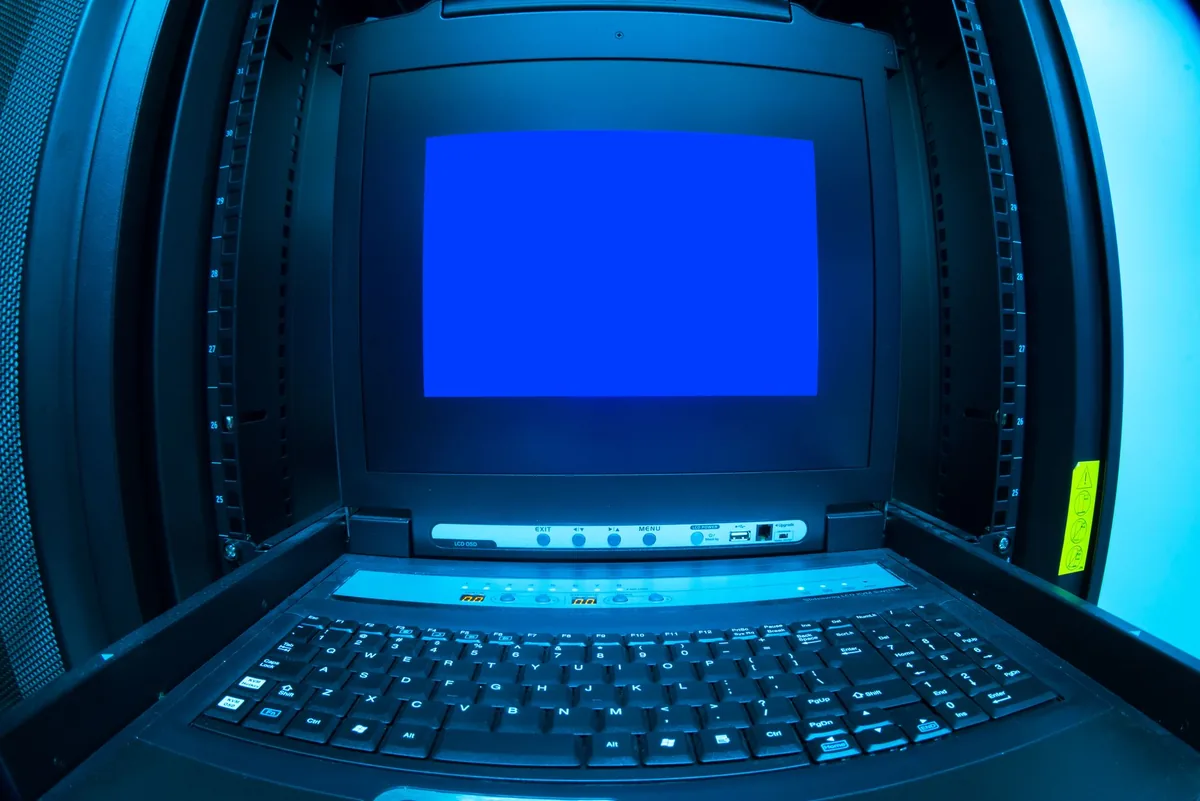 hotel management computer terminal