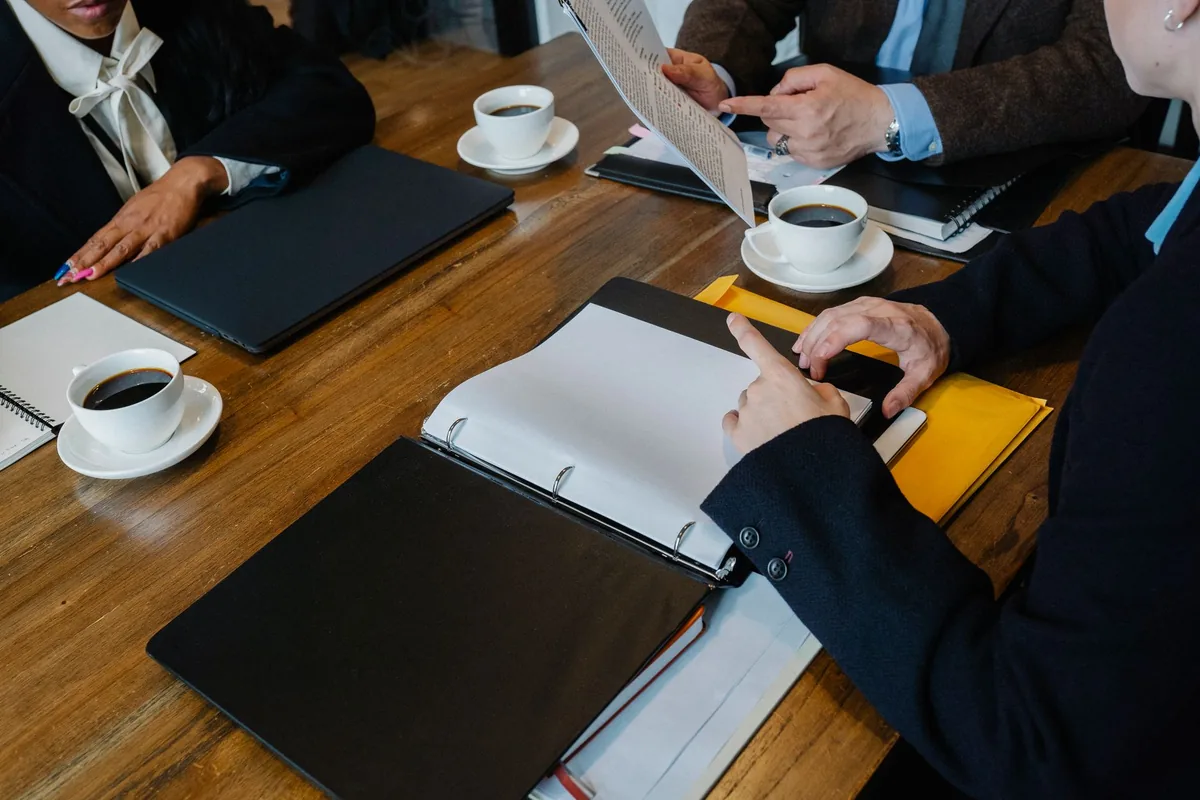 hotel management meeting table