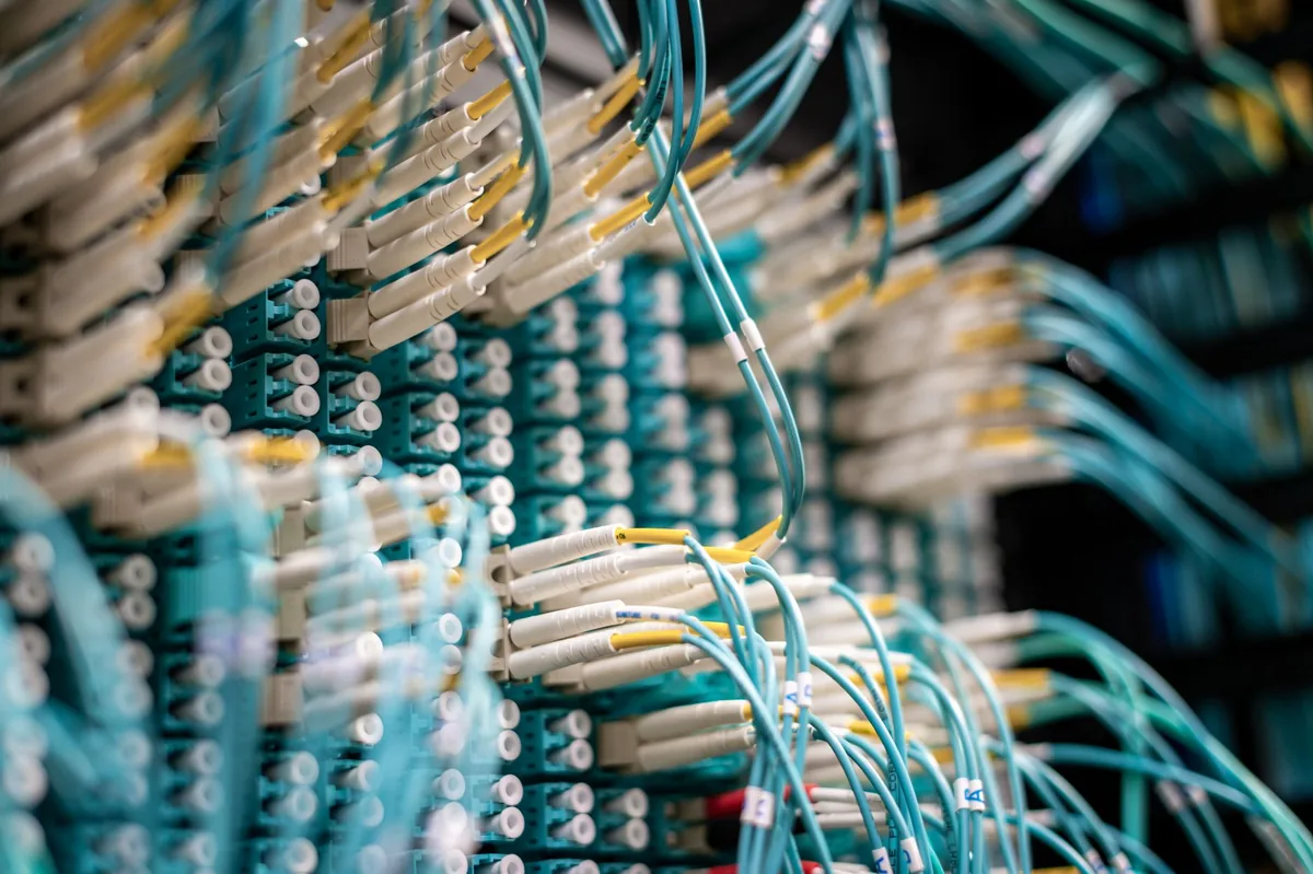 hotel data server room networking cables