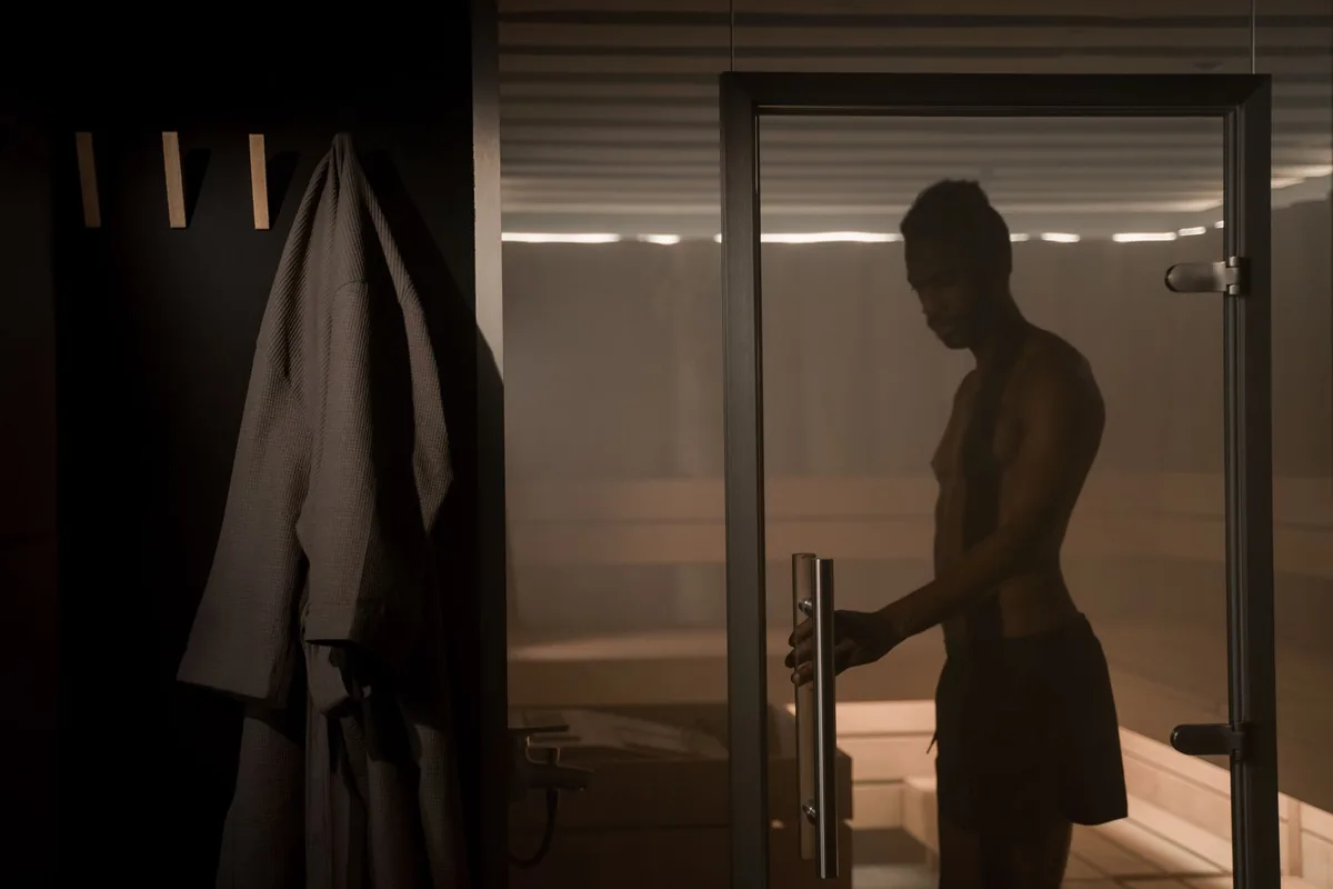 hotel wellness sauna and steam room