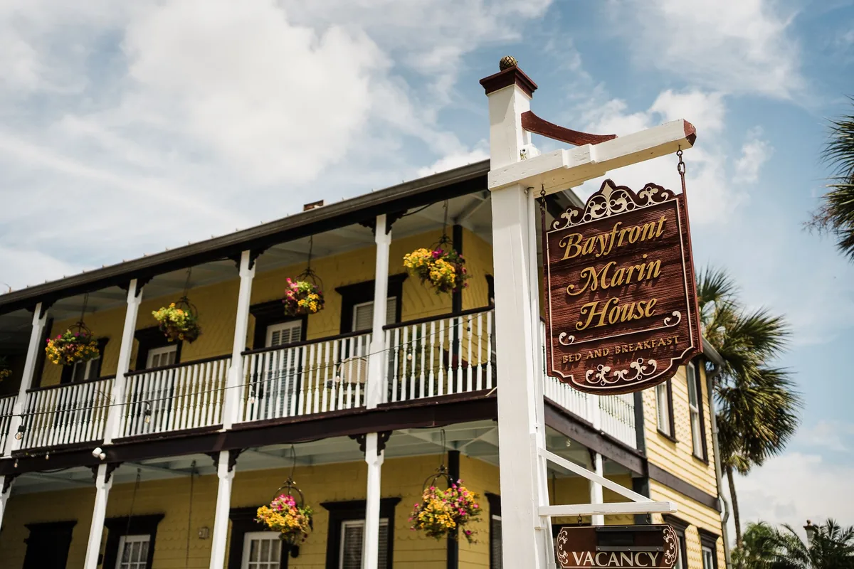 small bed and breakfast exterior daytime