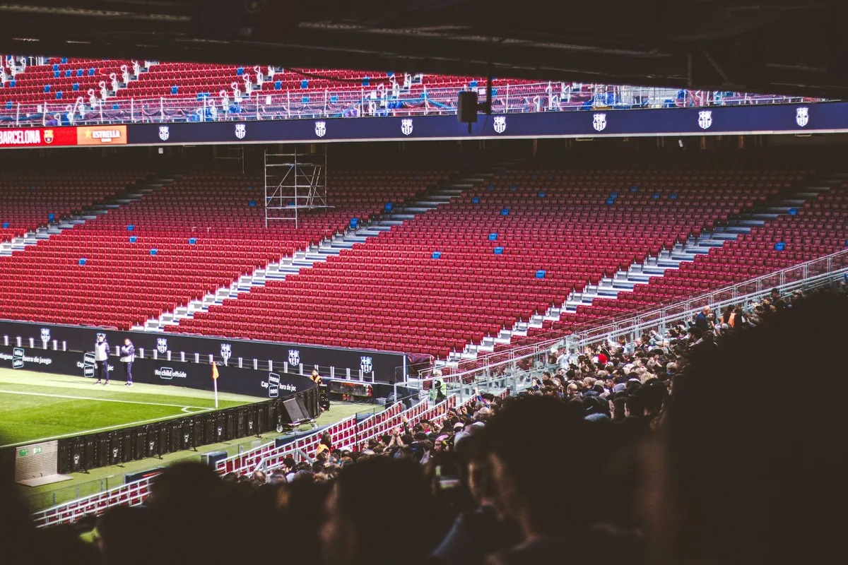 sports fans stadium seating crowd