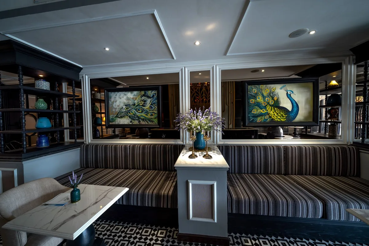 boutique hotel lounge interior
