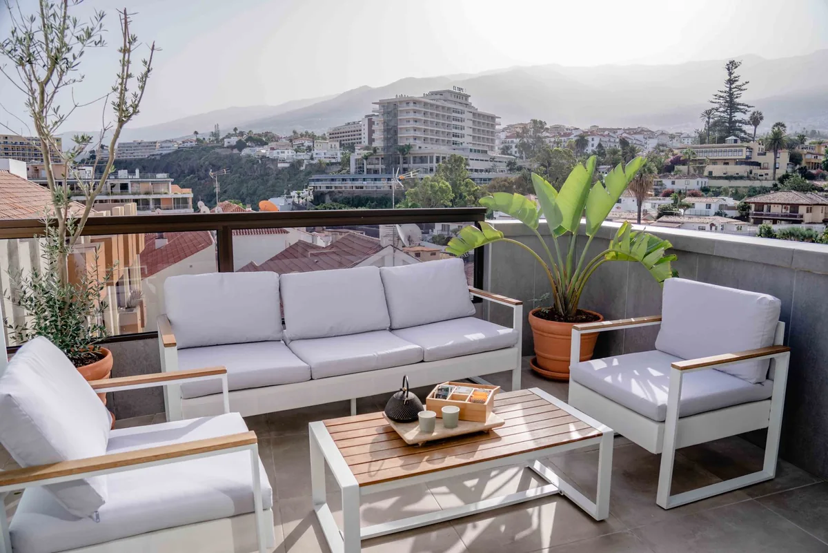 luxury apartment private lounge terrace