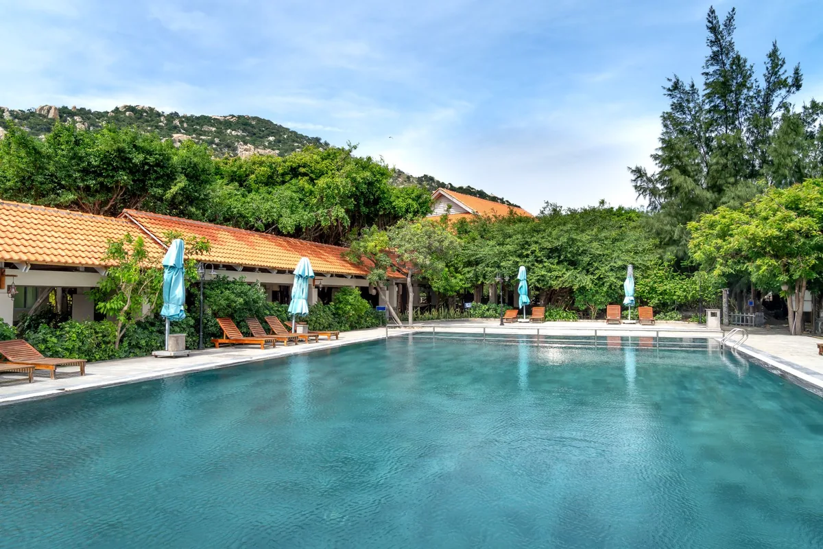 large resort swimming pool
