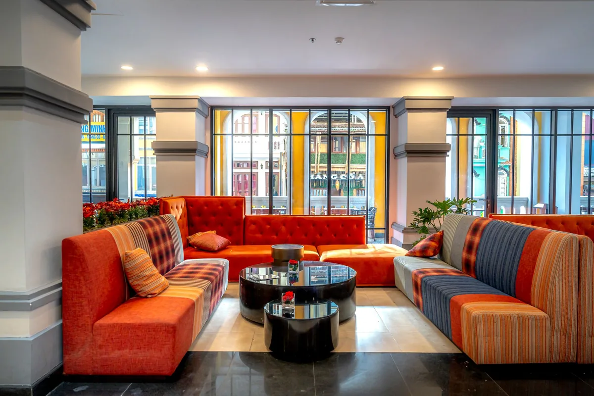 hotel lobby modern mexican design seating