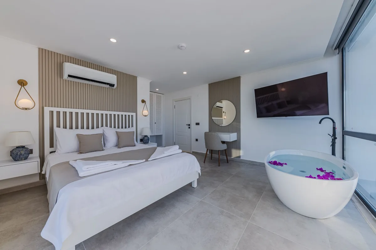 modern resort apartment interior