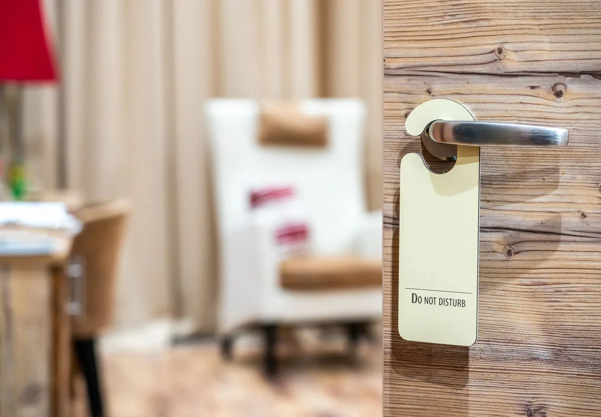 modern business hotel room interior