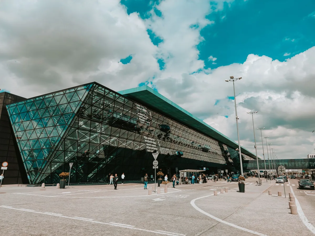 airport hotel terminal exterior