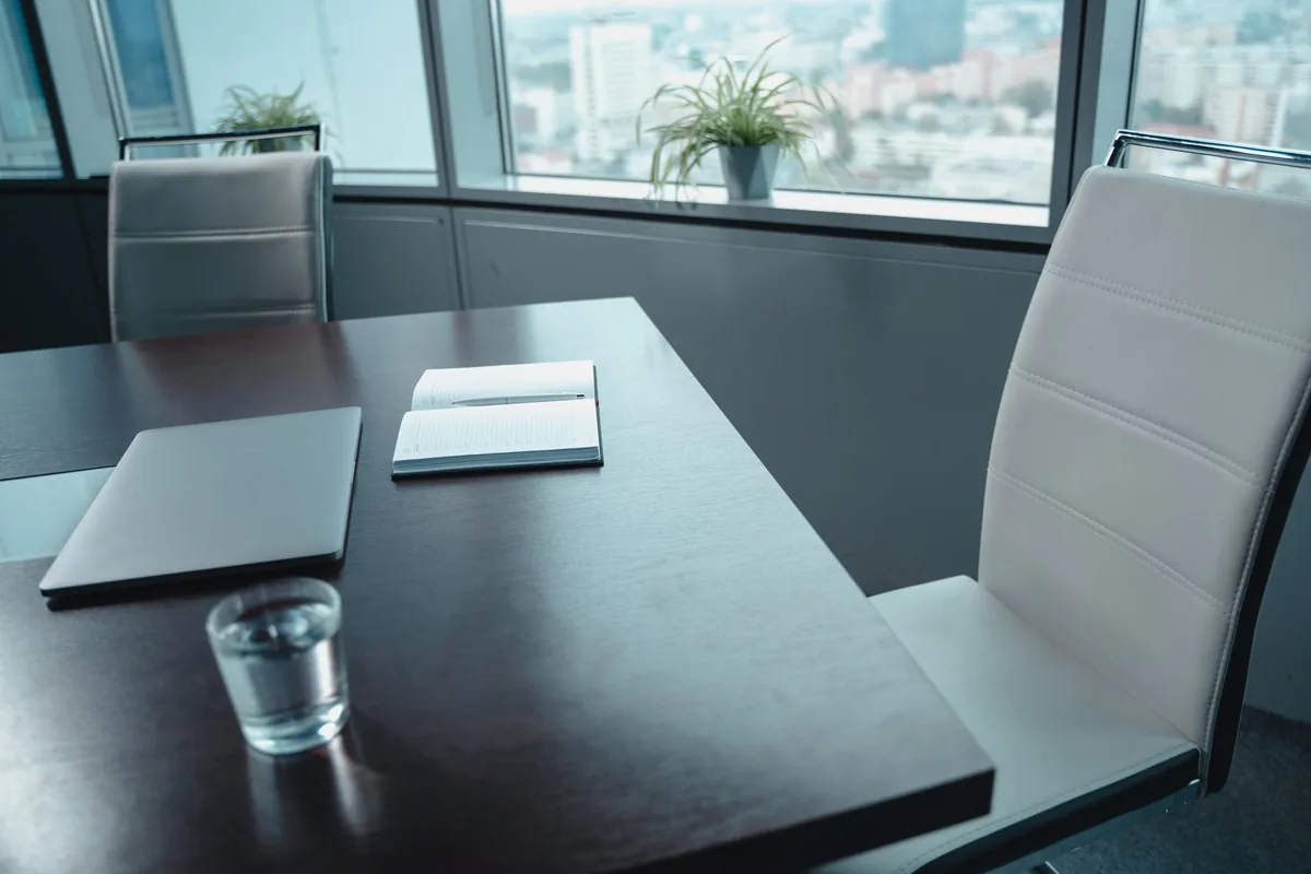 boardroom business negotiation meeting table