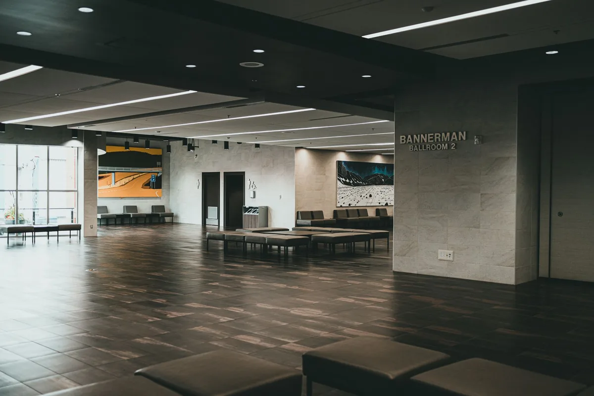 modern conference banquet hall