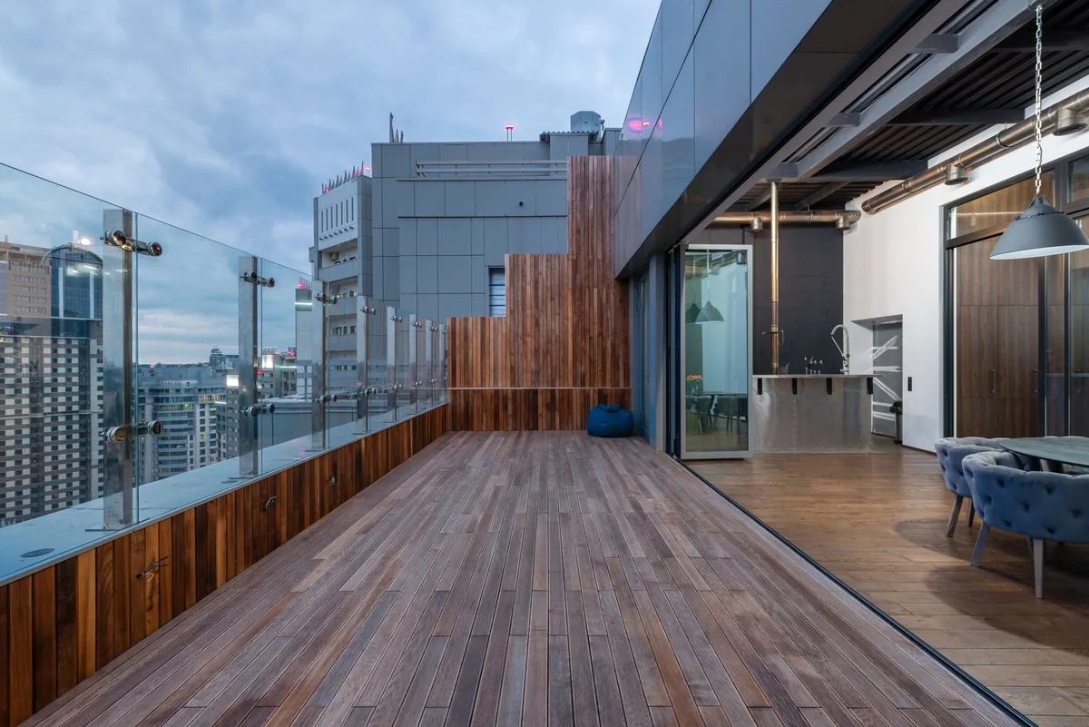 hotel penthouse suite terrace skyline