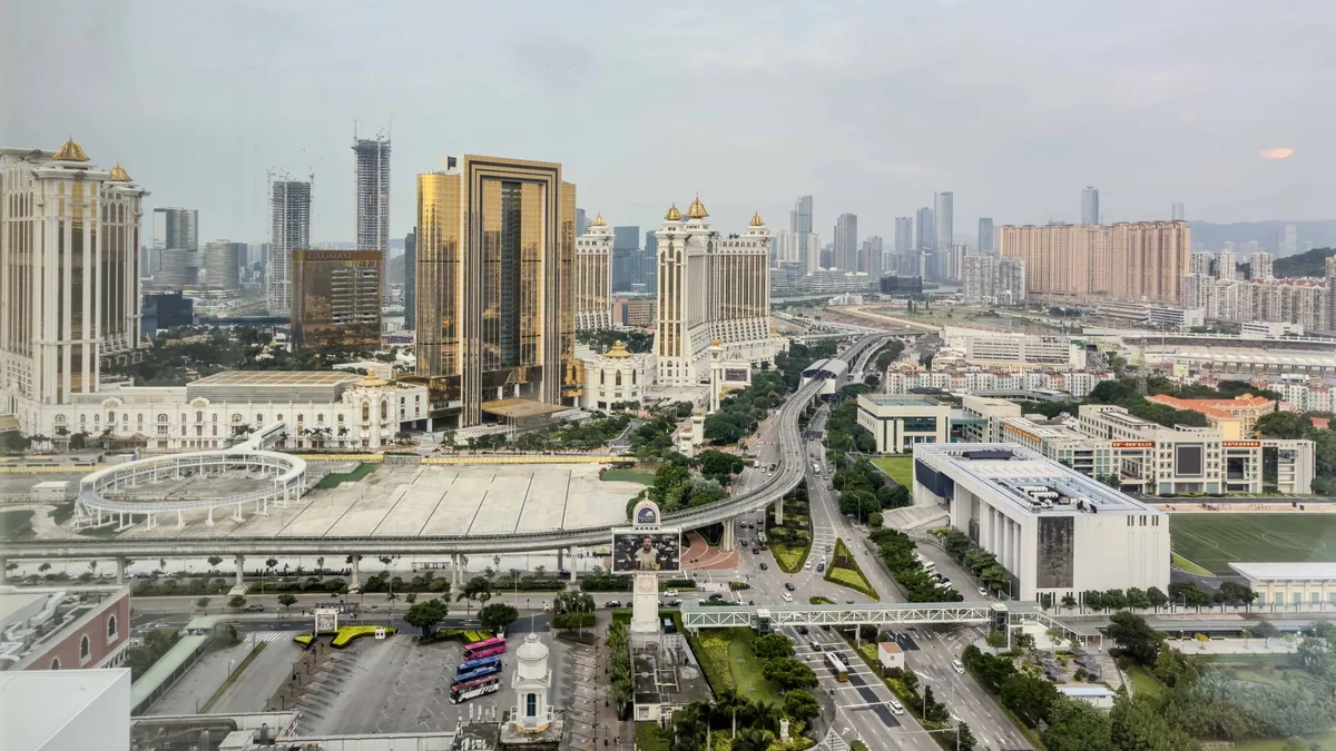 hotel guestroom city skyline view