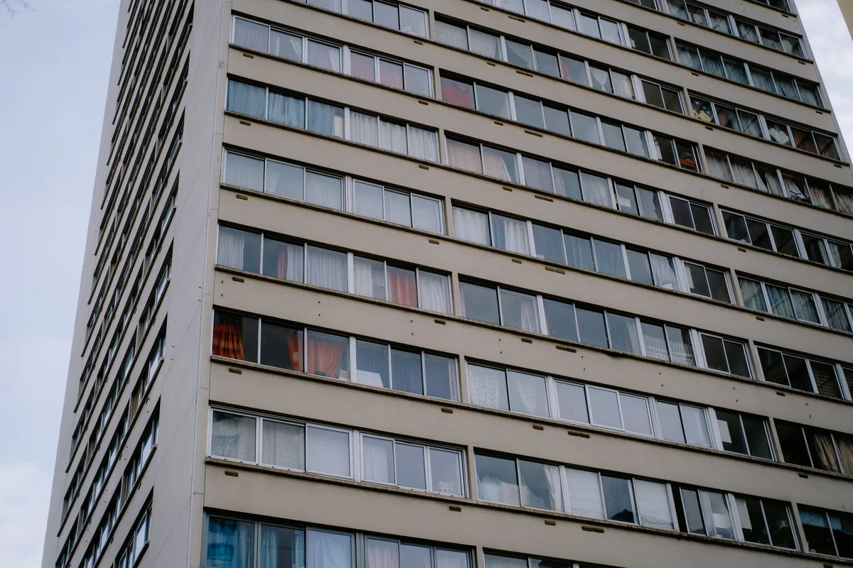 high rise residential building exterior
