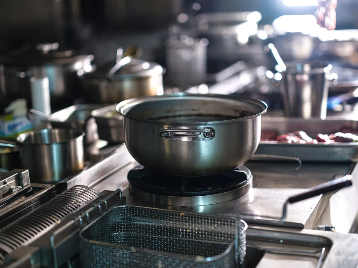 commercial hotel kitchen chef prep