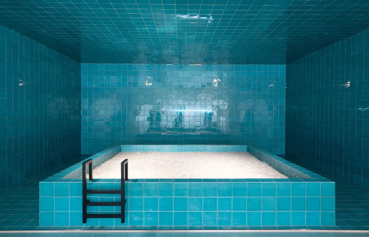hotel spa contrast therapy plunge pool