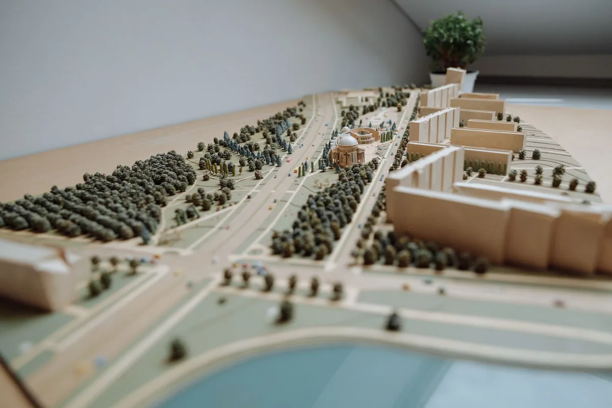 architectural building model master plan