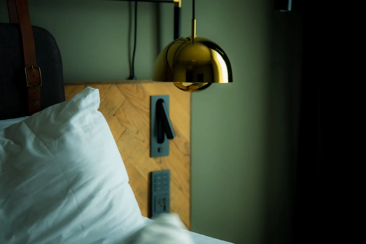 hotel bedroom interior modern furnishings
