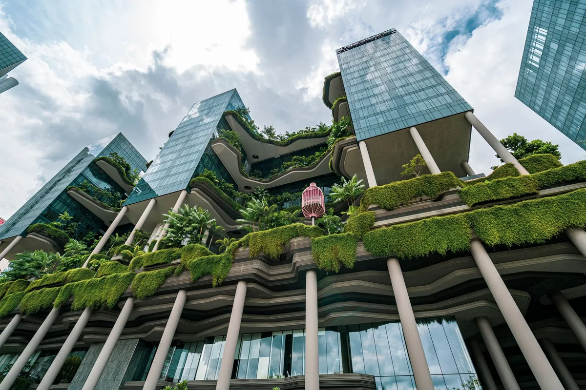 sustainable hotel architecture indoor-outdoor space