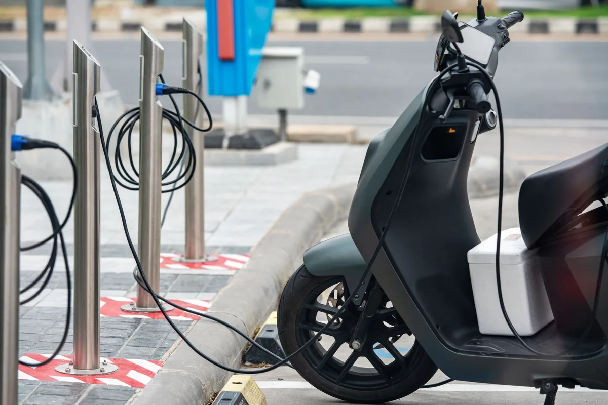 hotel parking lot charging station