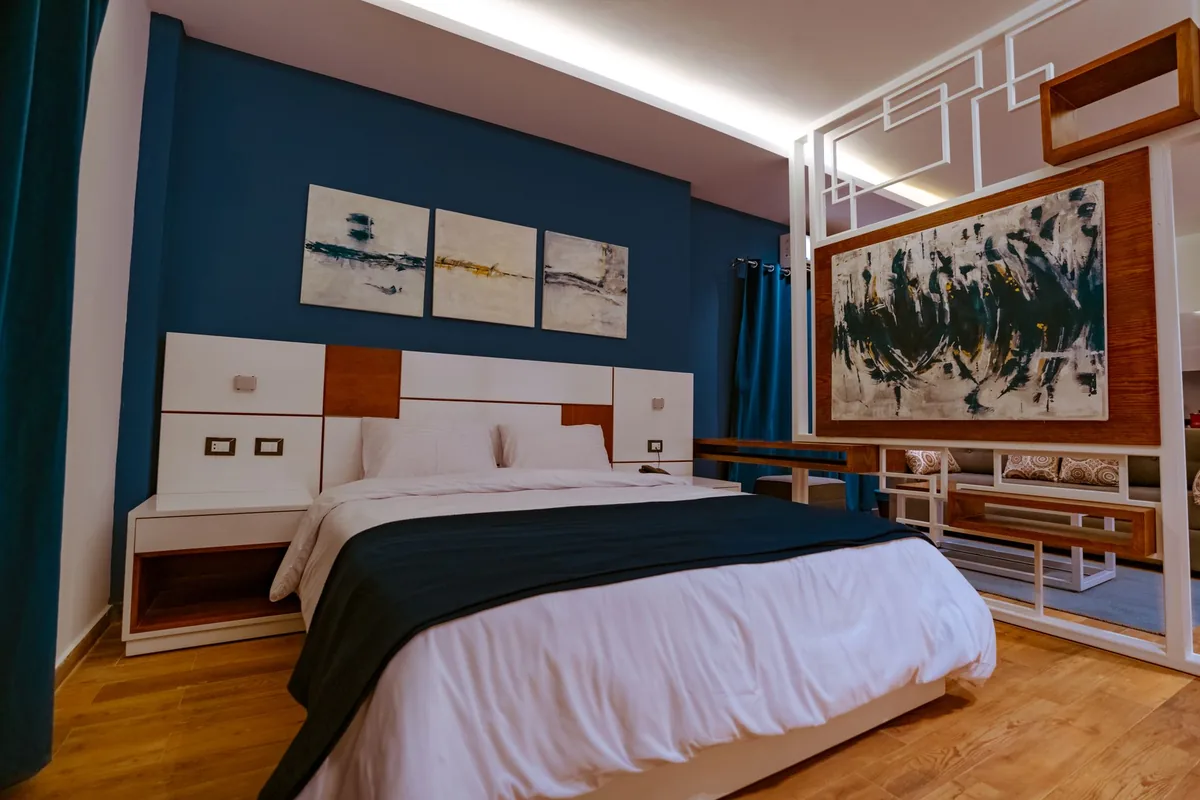 luxury apart-hotel studio apartment living room