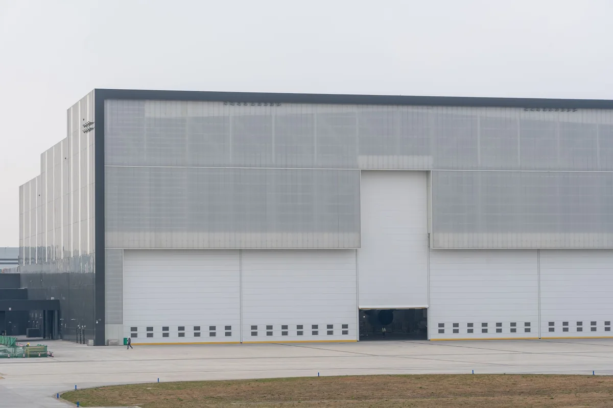 industrial warehouse logistics building exterior