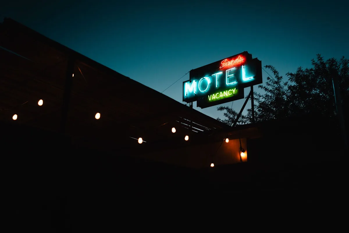 modern commercial motel exterior
