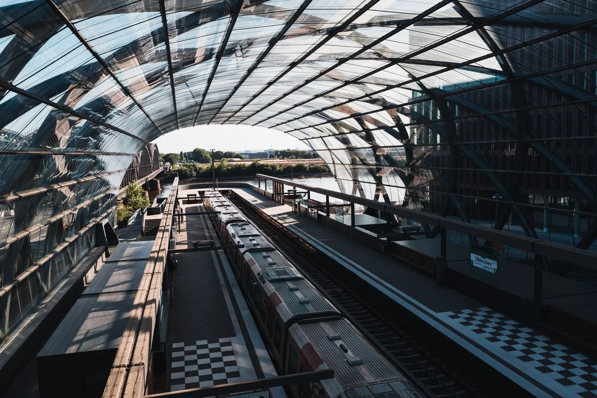 train station urban transit hub