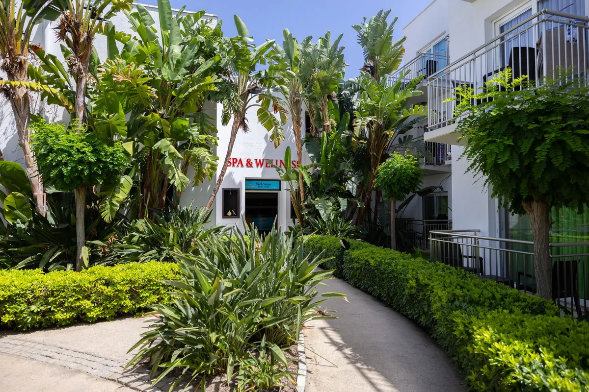 hotel wellness spa entrance