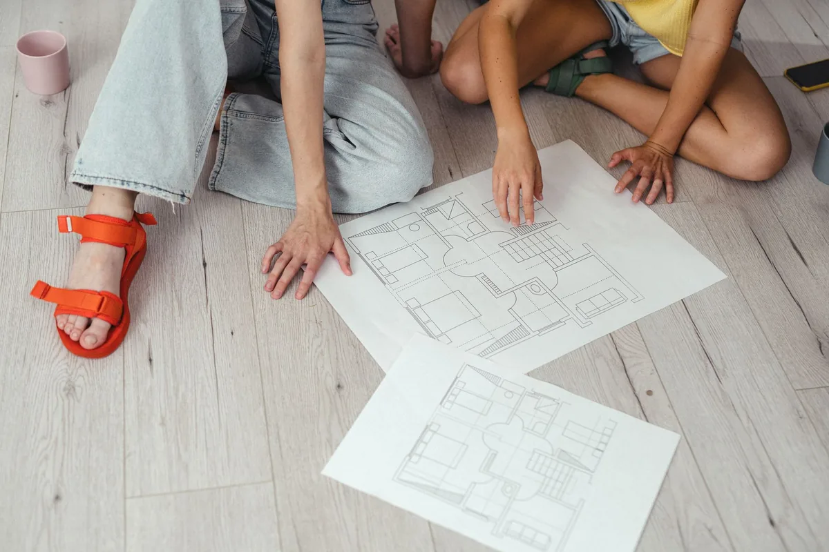 architectural floor plan expansion