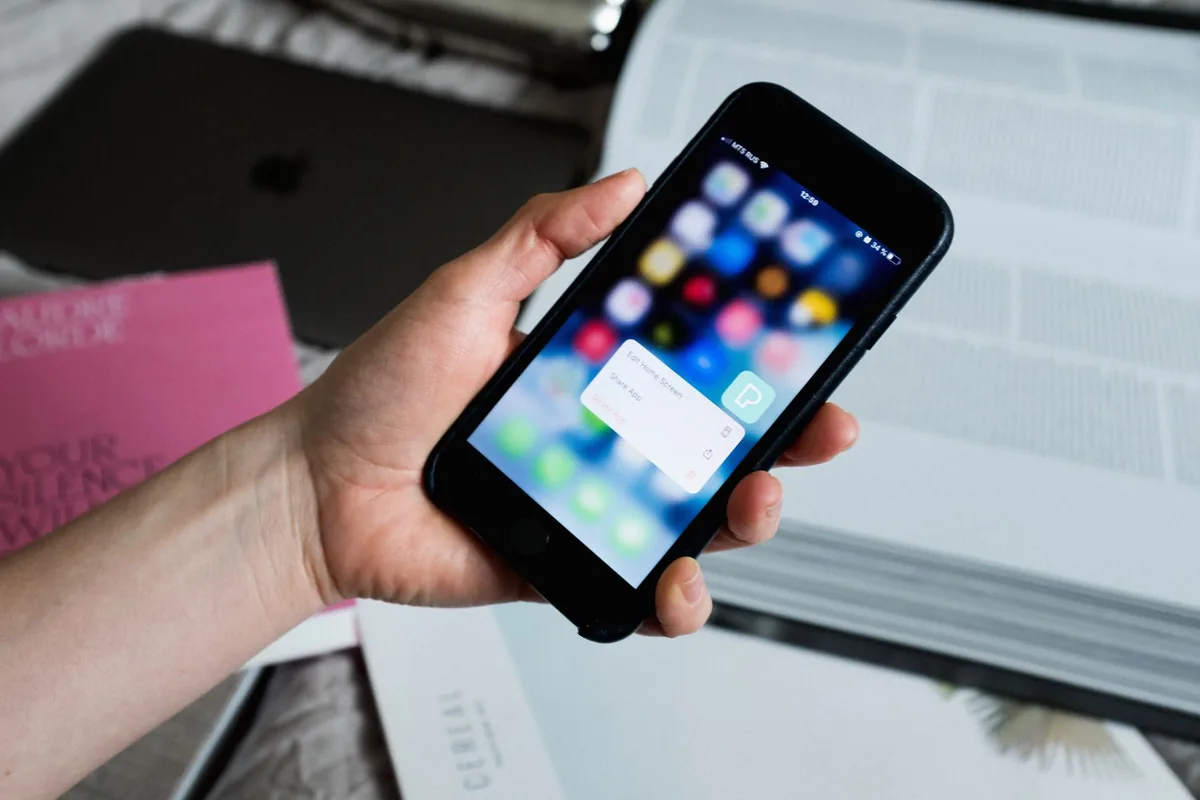 smartphone showing hotel booking confirmation screen