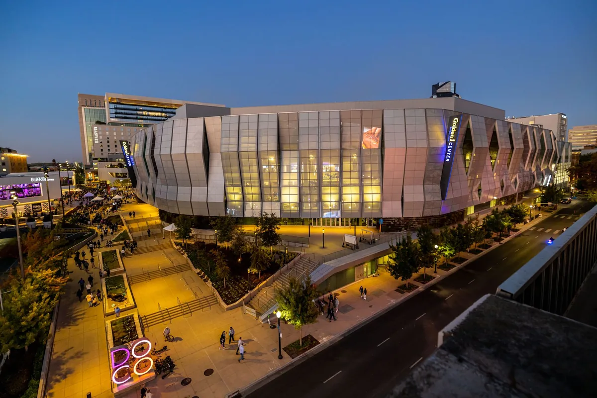 downtown sports arena construction
