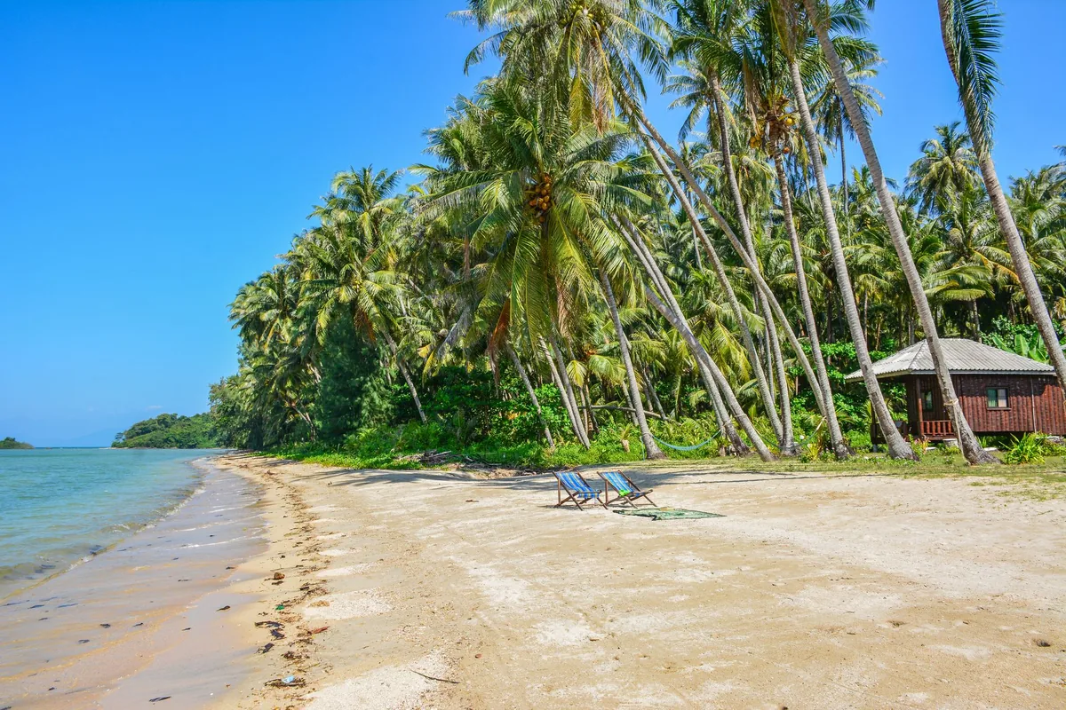 private resort beach shoreline