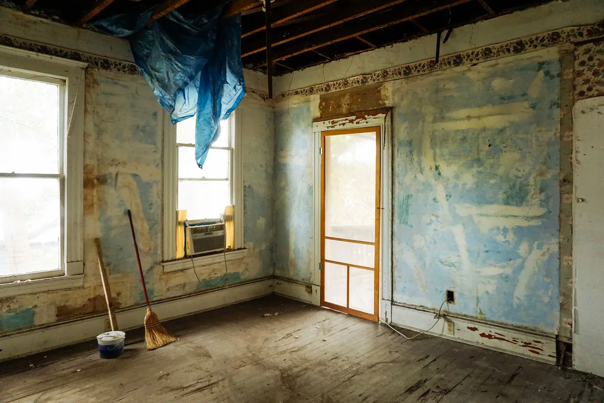 hotel renovation construction room
