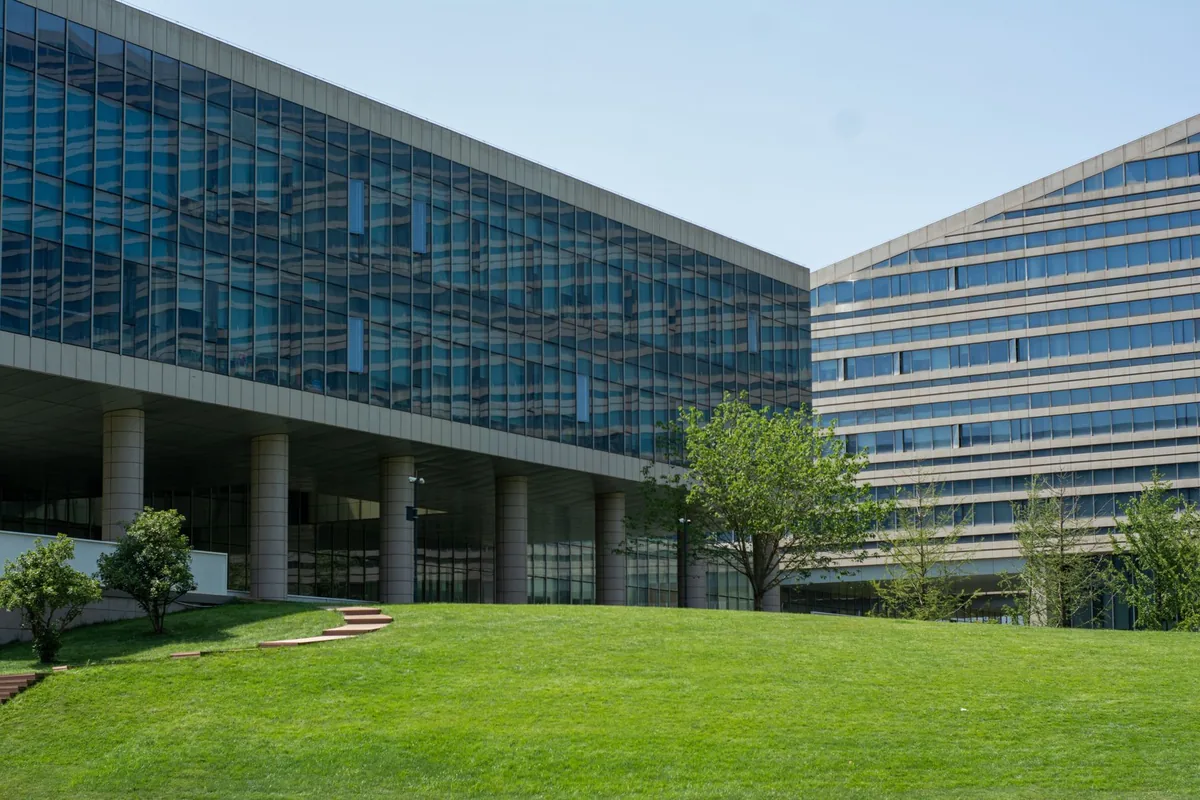 corporate office park headquarters exterior